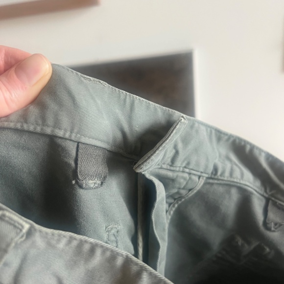 Nili Lotan Shon Crop Stretch Pant in Admiral Green - Picture 7 of 8